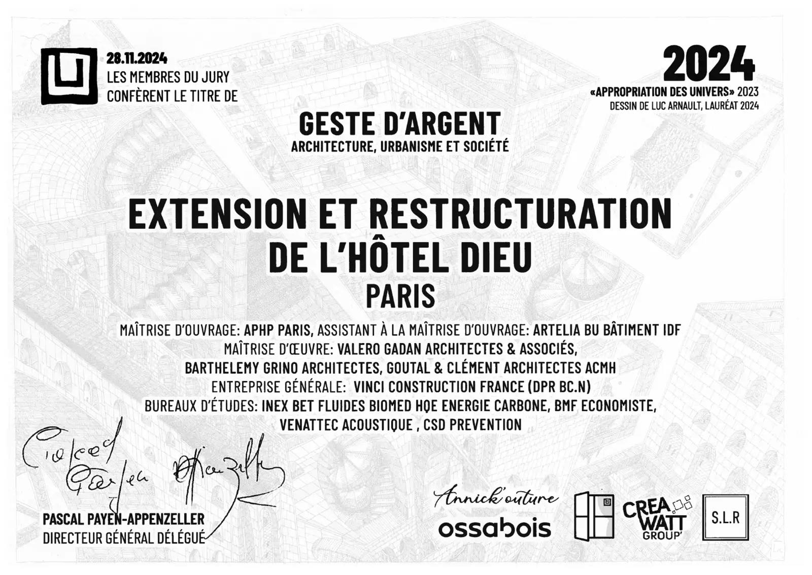 PRIX // Geste d'Argent 2024