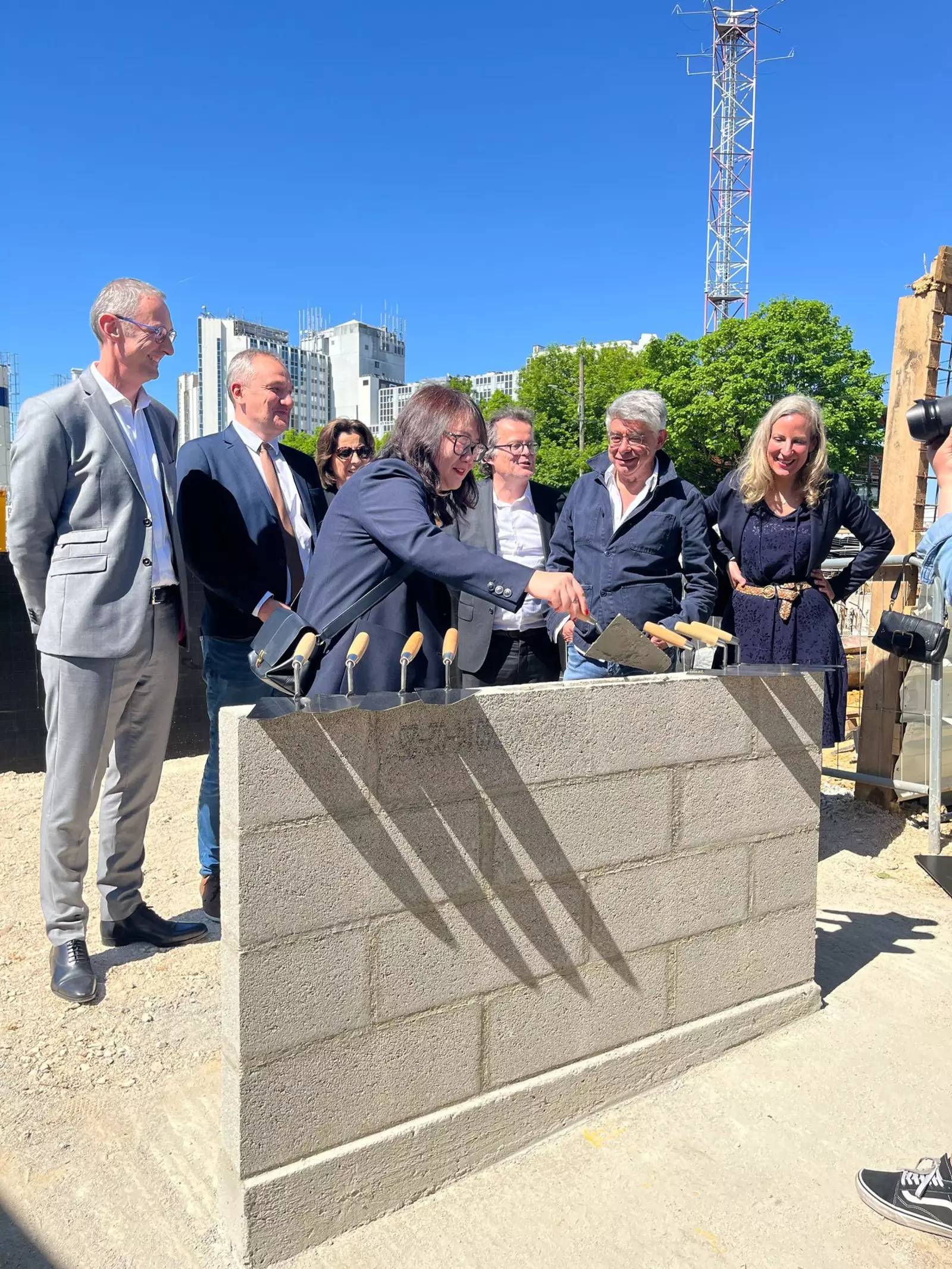 LANCEMENT CHANTIER // Première pierre Villejuif 'Nouveau Regard'