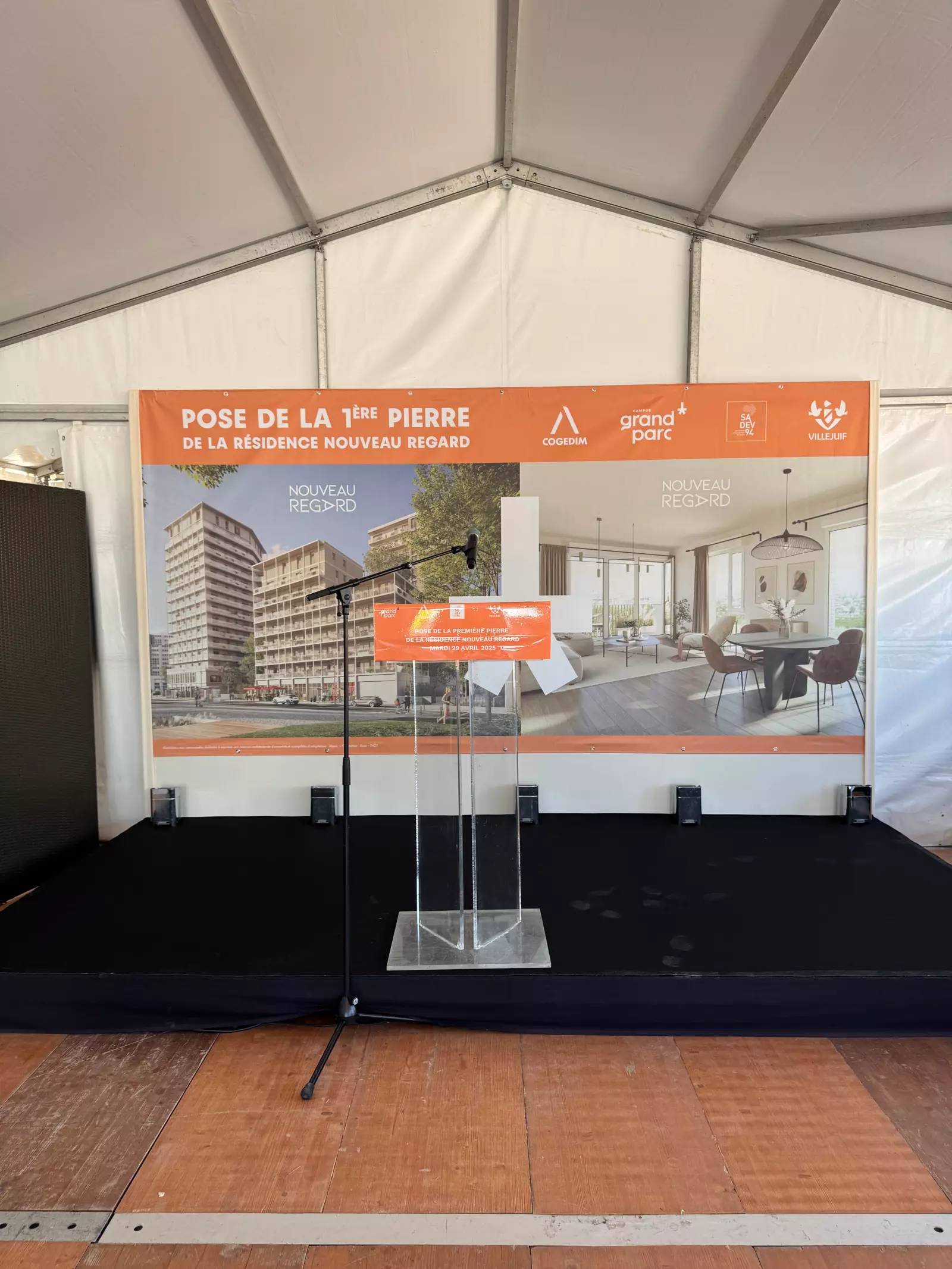 LANCEMENT CHANTIER // Première pierre Villejuif 'Nouveau Regard'