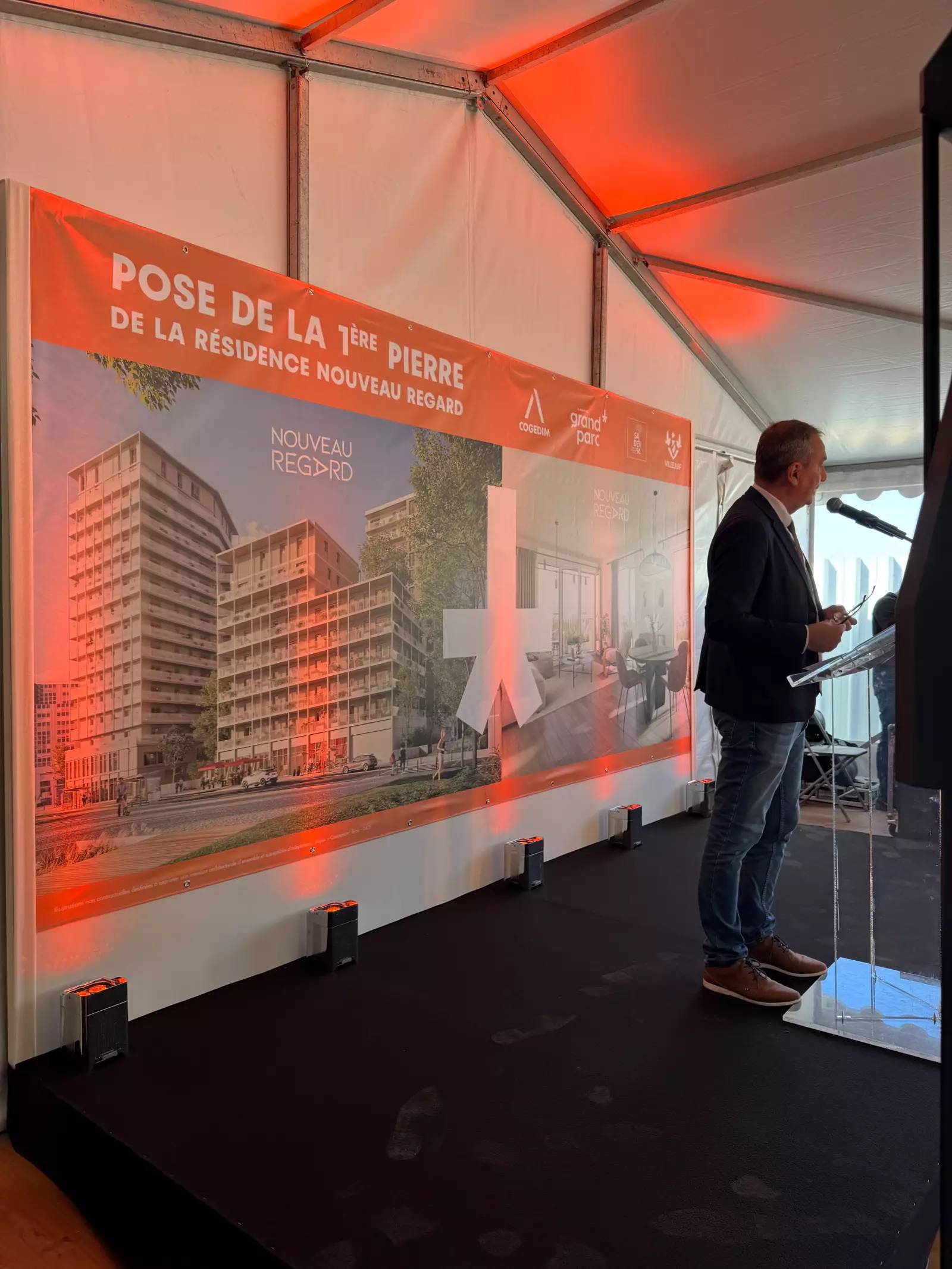 LANCEMENT CHANTIER // Première pierre Villejuif 'Nouveau Regard'