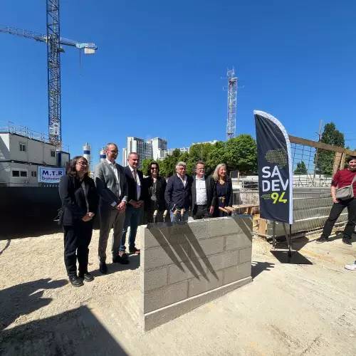 LANCEMENT CHANTIER // Première pierre Villejuif 'Nouveau Regard'
