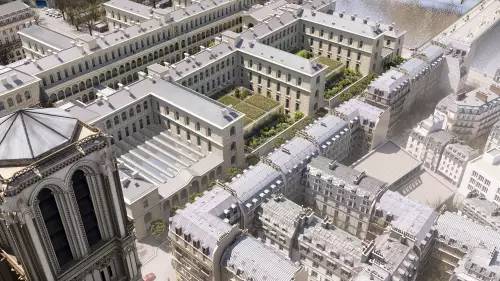 CONCOURS // LAURÉAT Extension et restructuration de l'hôpital Hôtel Dieu 2024