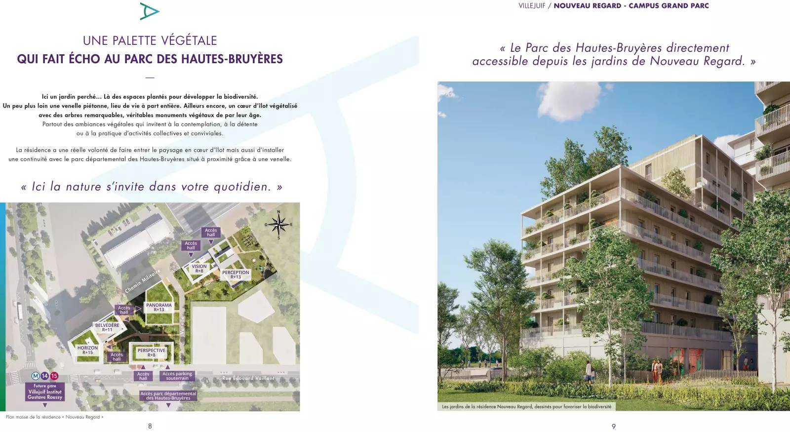 LANCEMENT COMMERCIAL // Logements Villejuif "Nouveau regard"