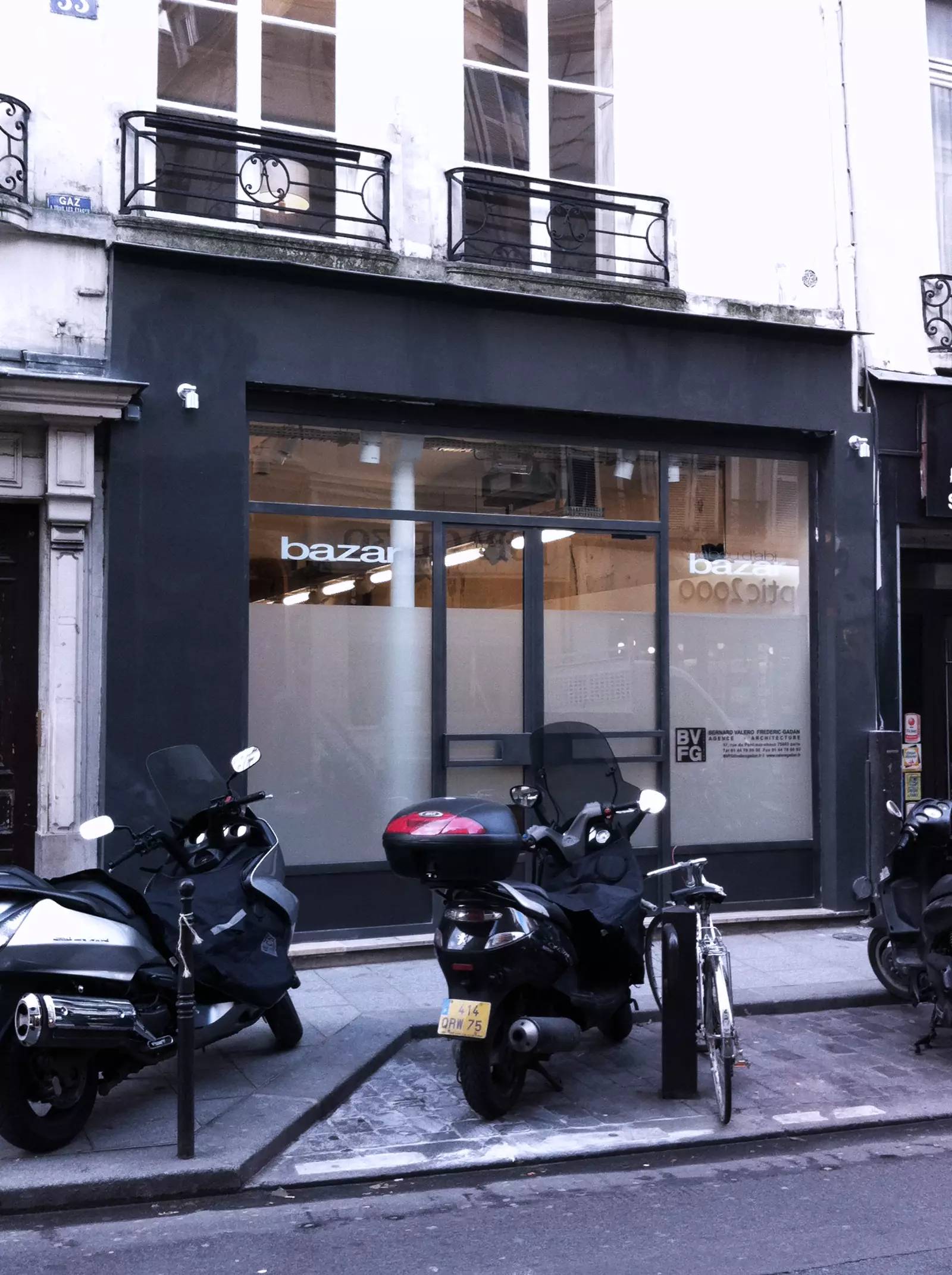 PARIS 3ème Rénovation de boutique