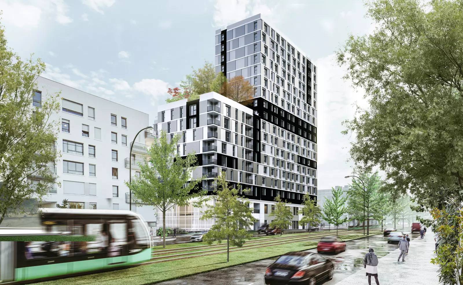 IVRY-SUR-SEINE 482 logements, résidence étudiante et activités