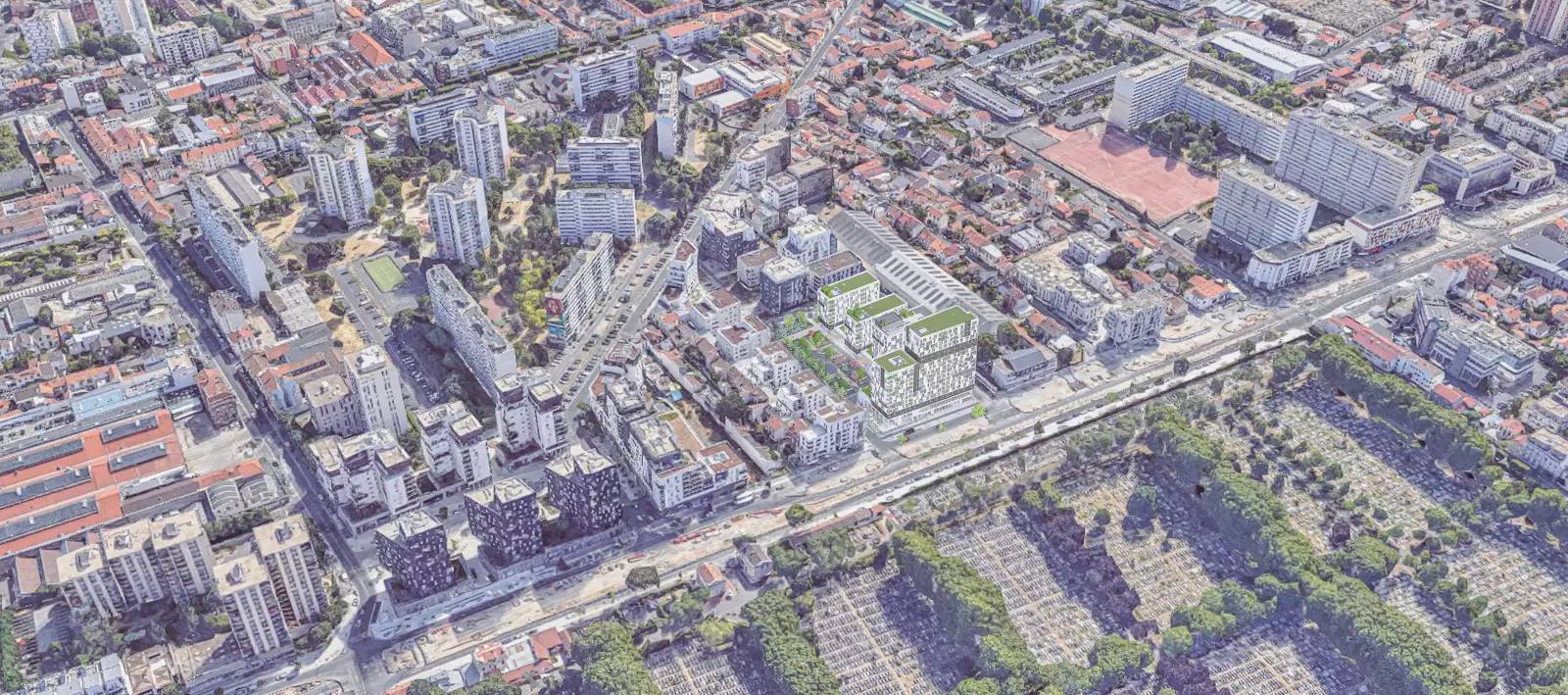 IVRY-SUR-SEINE 482 logements, résidence étudiante et activités