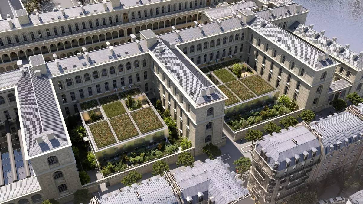 PARIS 4ème - Restructuration et extension de l'Hôpital Hôtel-Dieu 