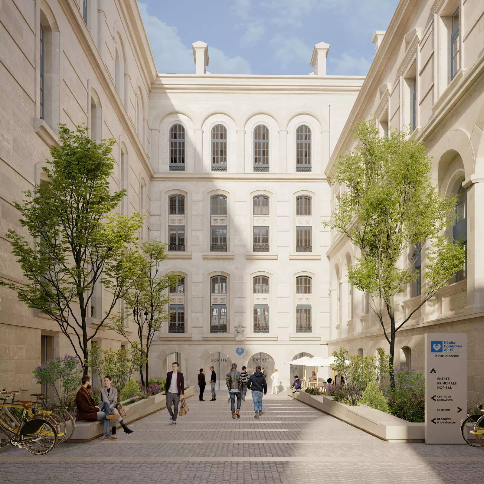 Paris Extension et restructuration de l'Hôpital Hôtel Dieu 