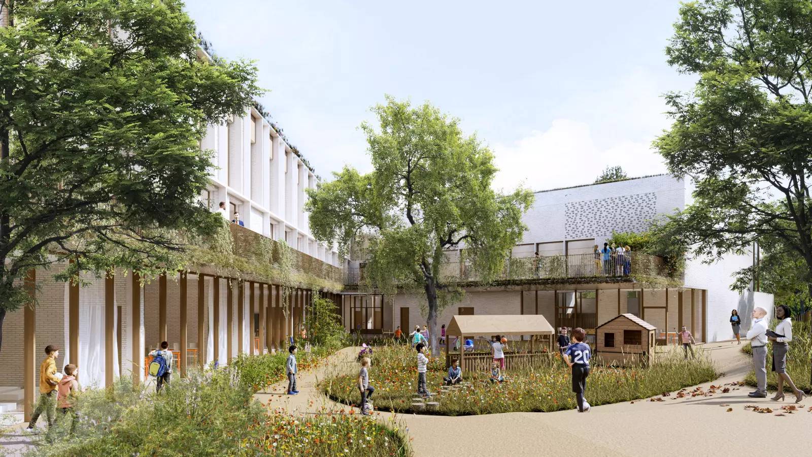 CLICHY-LA-GARENNE Groupe scolaire intercommunal 500 élèves