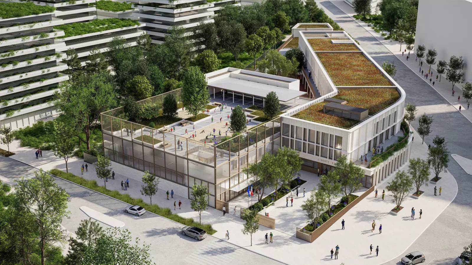 CLICHY-LA-GARENNE Groupe scolaire intercommunal 500 élèves
