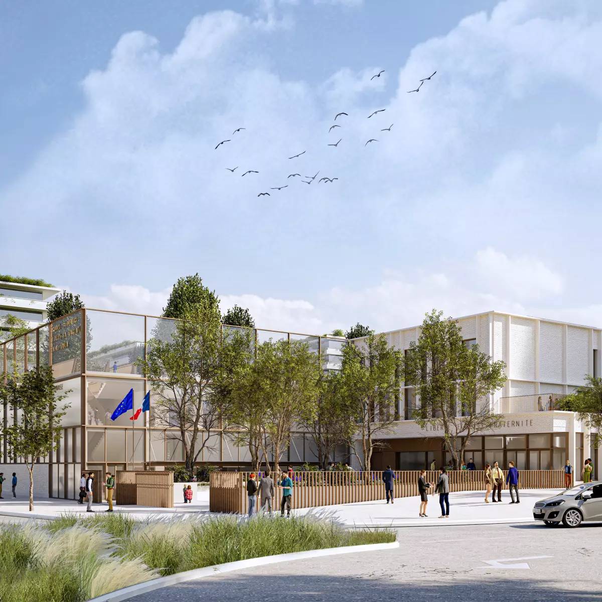CLICHY-LA-GARENNE - Groupe scolaire intercommunal 500 élèves