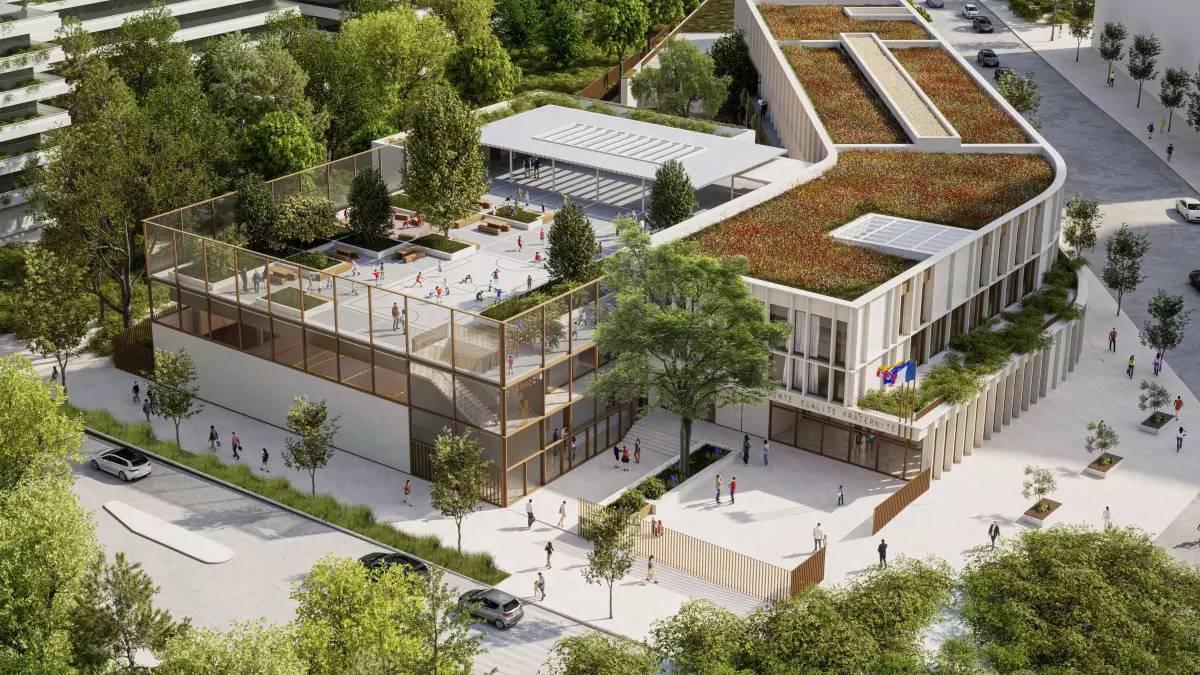 CLICHY-LA-GARENNE - Groupe scolaire intercommunal 500 élèves