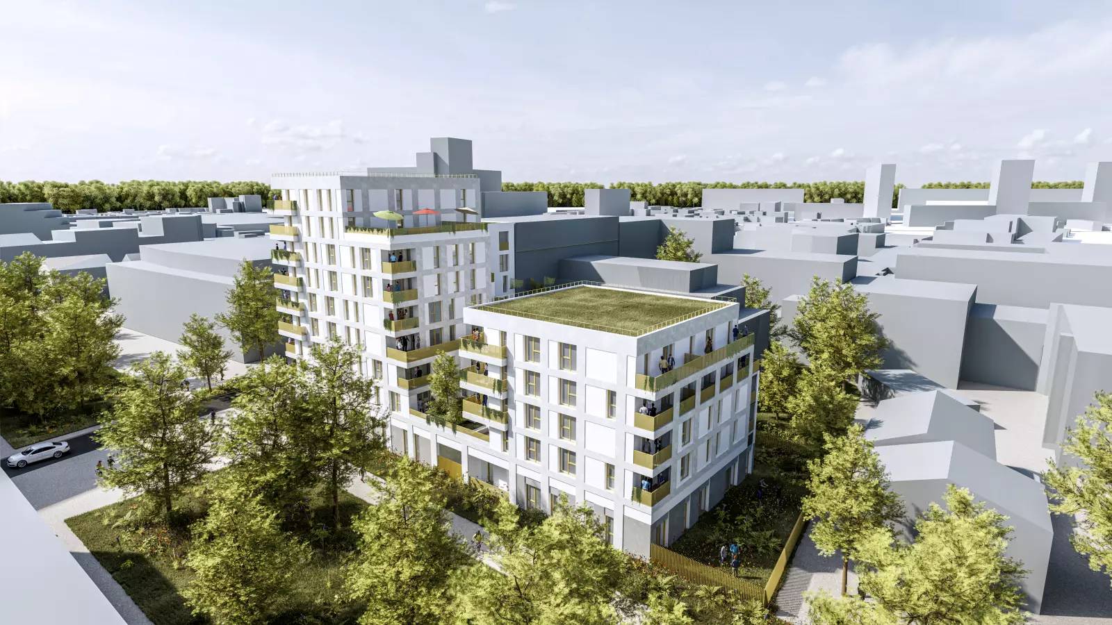 LA COURNEUVE 47 logements et crèche