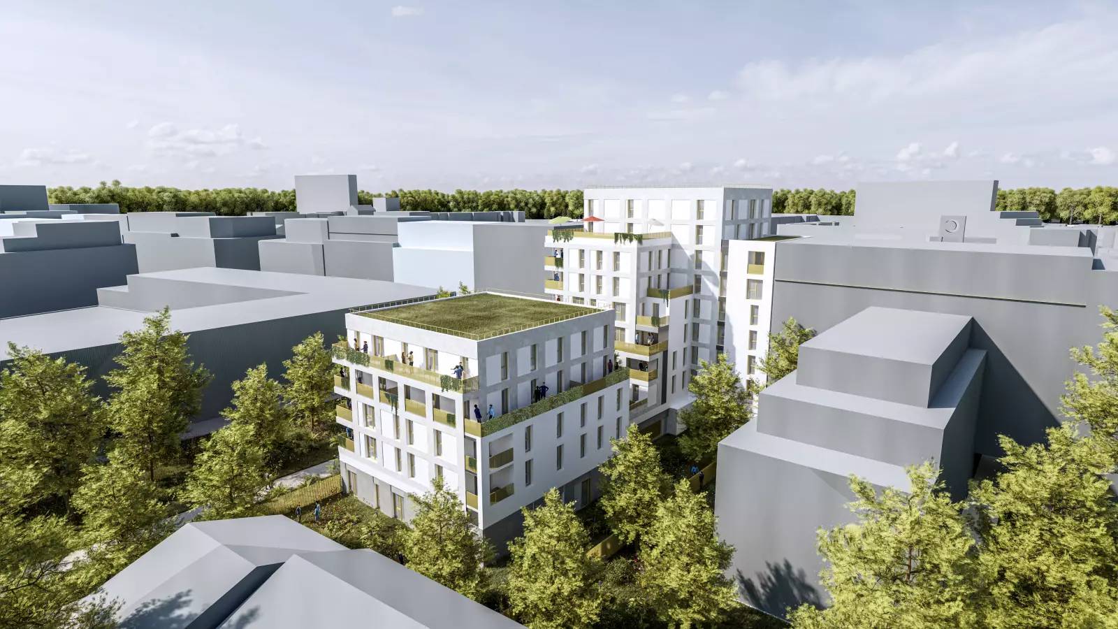 LA COURNEUVE 47 logements et crèche