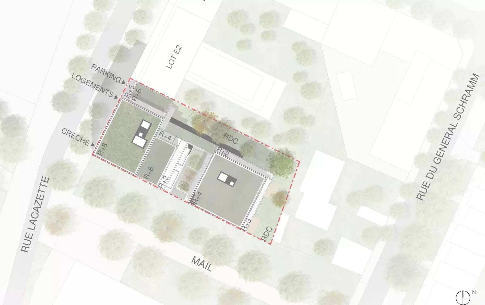 LA COURNEUVE 47 logements et crèche