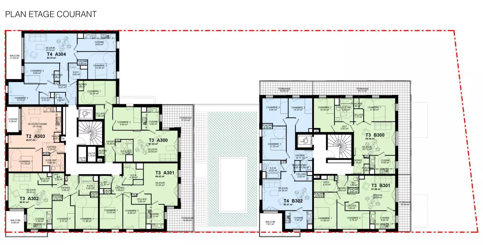 LA COURNEUVE 47 logements et crèche