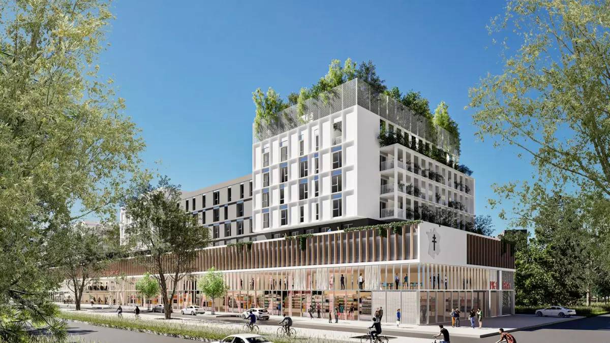 FRESNES  - 132 logements, commerces et activités