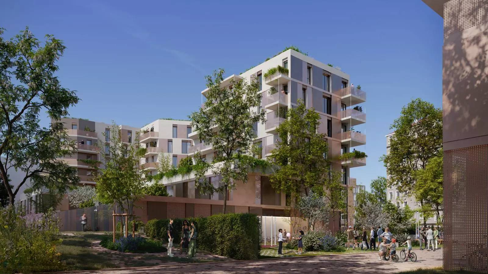 MONTROUGE 105 logements, commissariat, commerces et dépôt municipal