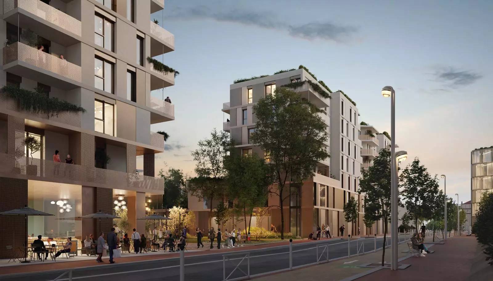 MONTROUGE 105 logements, commissariat, commerces et dépôt municipal