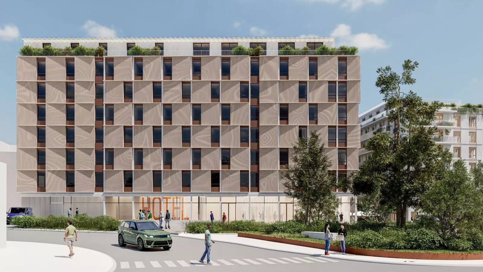 GENTILLY 508 chambres résidence étudiante et jeunes actifs et hôtel 114 chambres