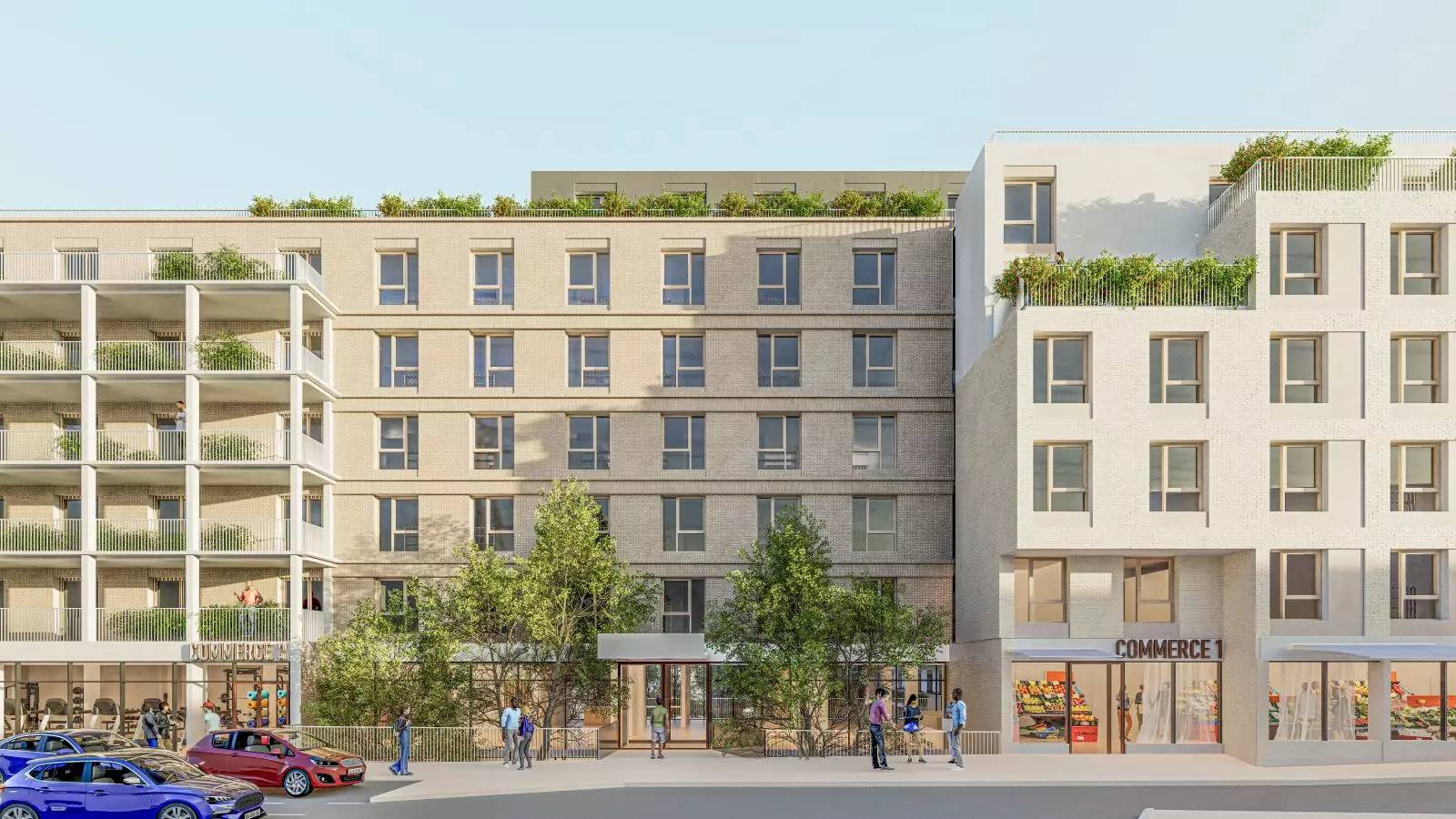 GENTILLY 508 chambres résidence étudiante et jeunes actifs et hôtel 114 chambres