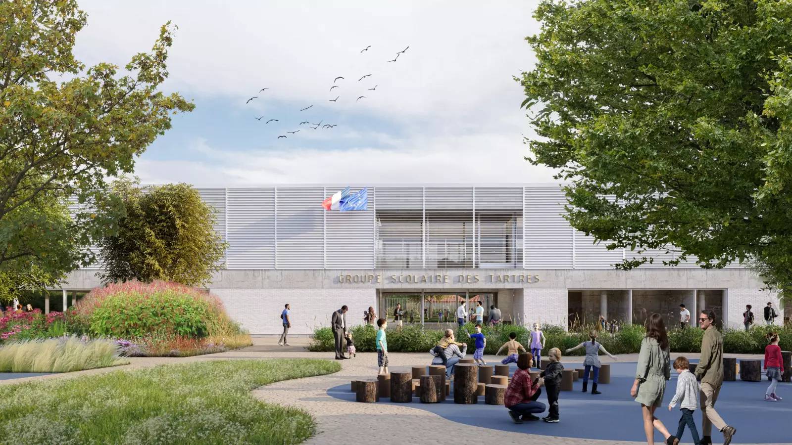 HERBLAY-SUR-SEINE Groupe scolaire des Tartres 350 élèves