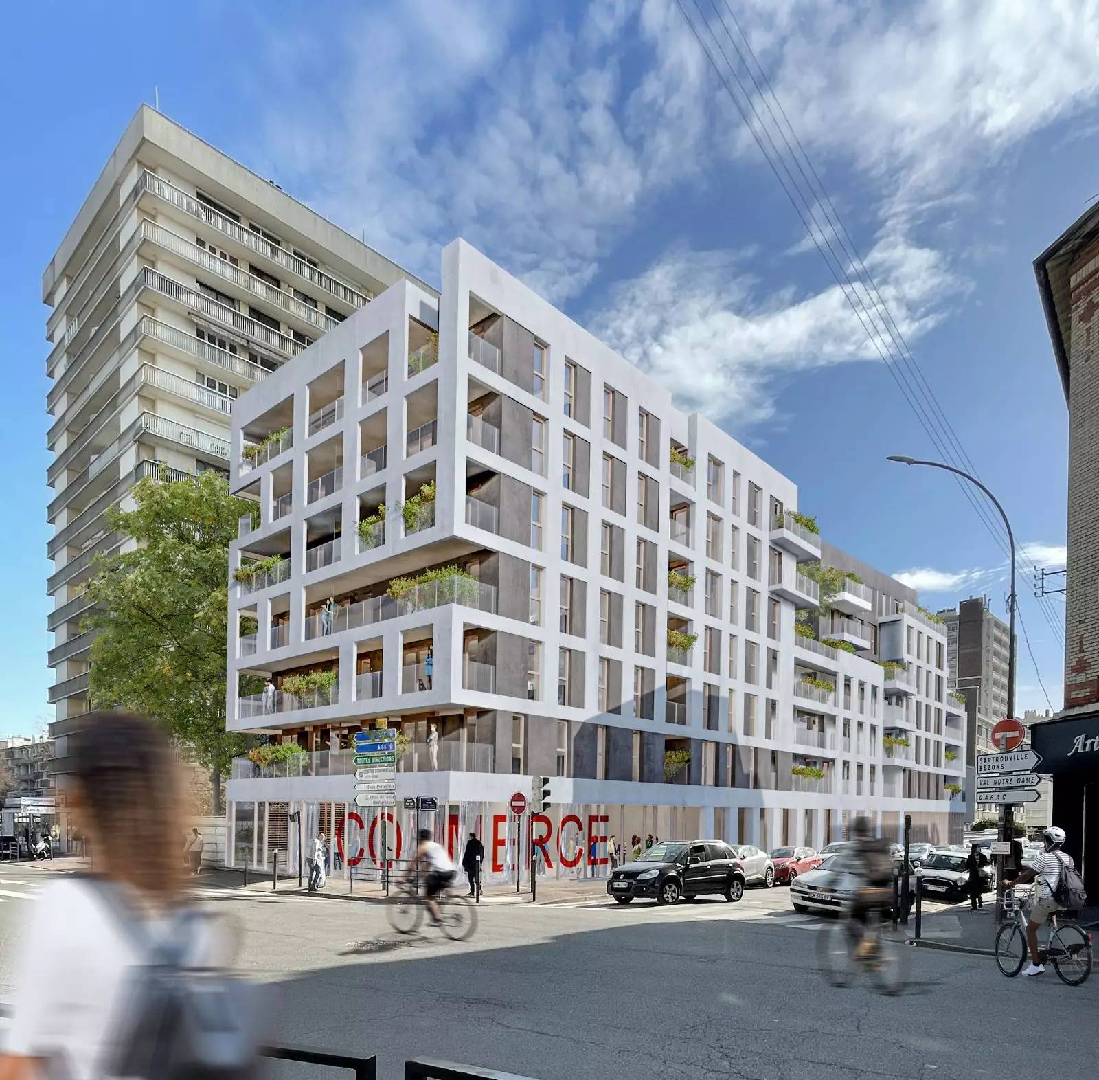 ARGENTEUIL 53 logements et commerces