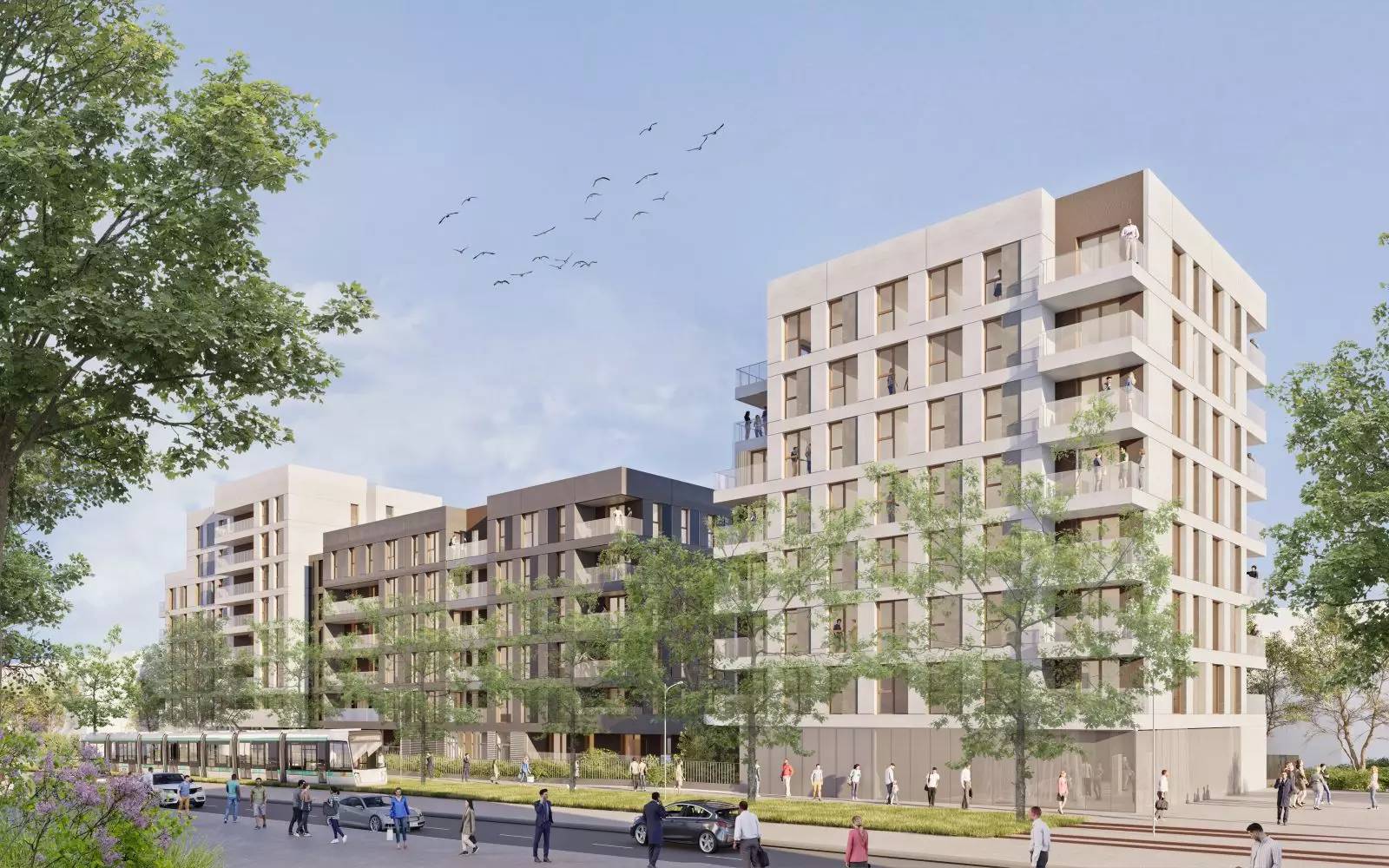 EPINAY-SUR-SEINE 97 logements et un parc de stationnement