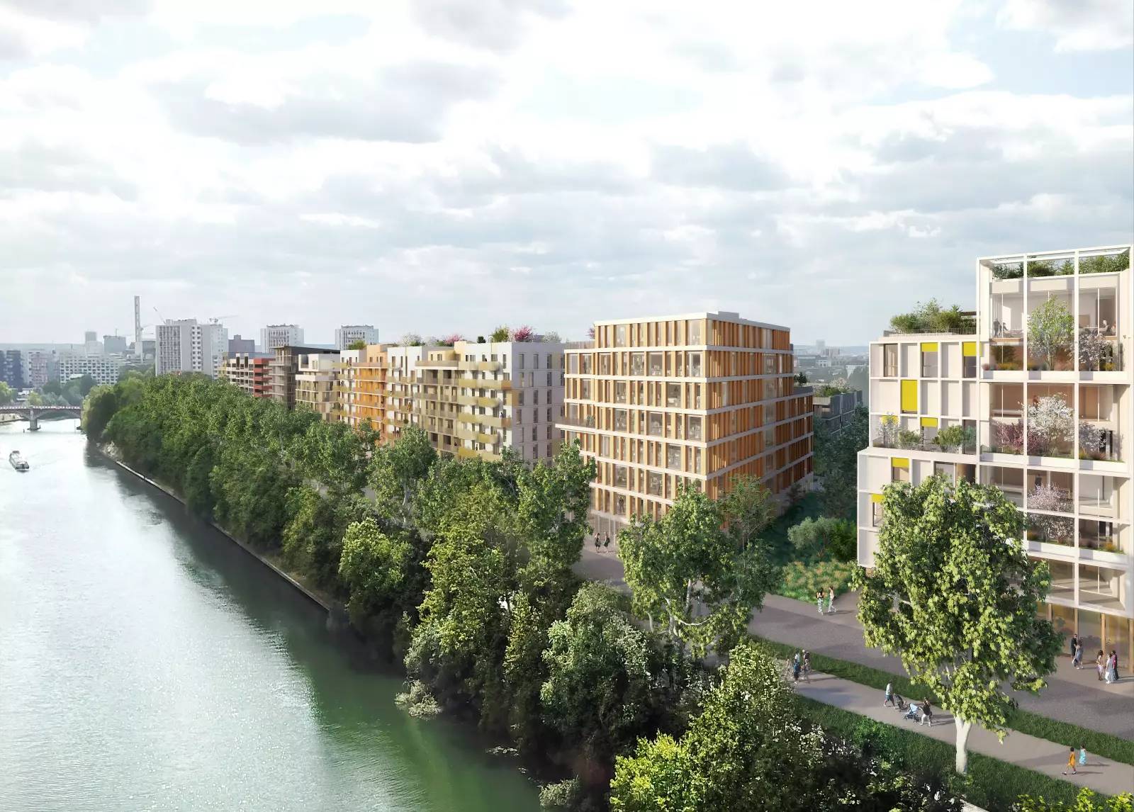 ILE SAINT-DENIS Village des Athlètes - J.O Paris 2024