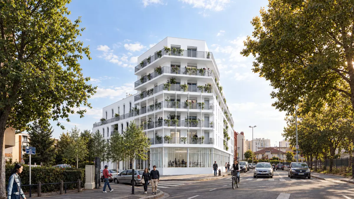 NOISY-LE-SEC - 61 logements et 3 commerces
